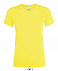 Фуфайка (футболка) REGENT женская,Лимонный L с логотипом в Нефтекамске заказать по выгодной цене в кибермаркете AvroraStore