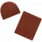 Шарф Bernard, коричневый (терракота) с логотипом в Нефтекамске заказать по выгодной цене в кибермаркете AvroraStore