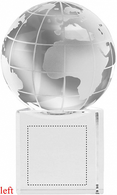 Глобус стеклянный с логотипом в Нефтекамске заказать по выгодной цене в кибермаркете AvroraStore