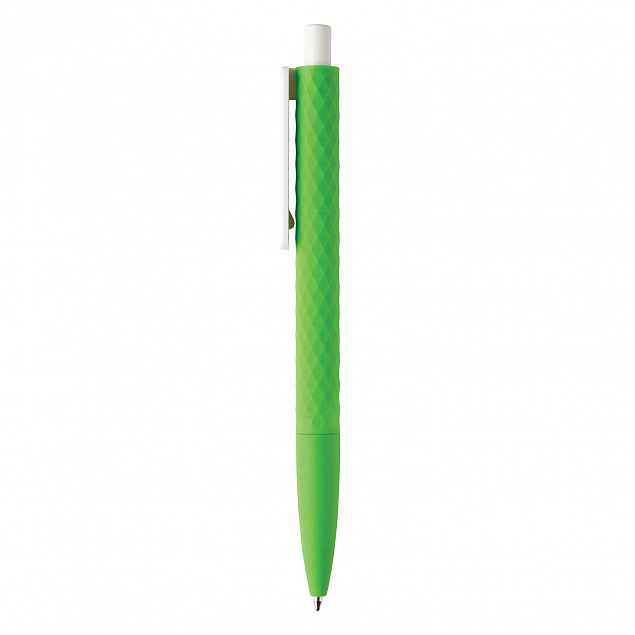 Ручка X3 Smooth Touch, зеленый с логотипом в Нефтекамске заказать по выгодной цене в кибермаркете AvroraStore