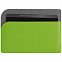 Чехол для карточек Dual, зеленый с логотипом в Нефтекамске заказать по выгодной цене в кибермаркете AvroraStore