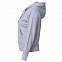 Толстовка женская Hooded Full Zip серый меланж с логотипом в Нефтекамске заказать по выгодной цене в кибермаркете AvroraStore