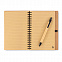 Блокнот из пробки с ручкой с логотипом в Нефтекамске заказать по выгодной цене в кибермаркете AvroraStore