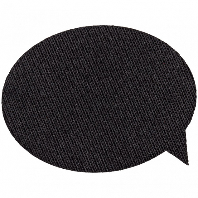 Наклейка тканевая Lunga Bubble, M, черная с логотипом в Нефтекамске заказать по выгодной цене в кибермаркете AvroraStore