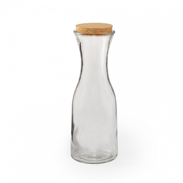 Бутылка LONPEL, пробковое дерево, стекло с логотипом в Нефтекамске заказать по выгодной цене в кибермаркете AvroraStore