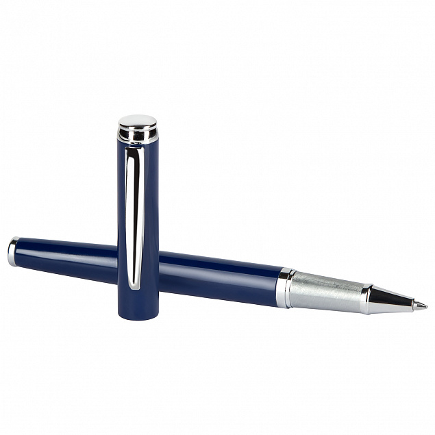 Ручка-роллер Sonata синяя с логотипом в Нефтекамске заказать по выгодной цене в кибермаркете AvroraStore