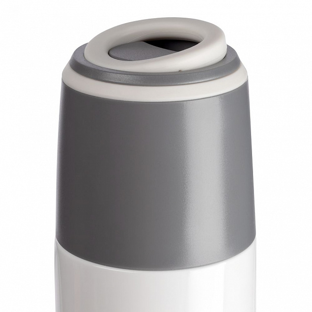 Термос Heater, белый с логотипом в Нефтекамске заказать по выгодной цене в кибермаркете AvroraStore