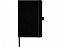 Блокнот Honua форматом A5 из переработанной бумаги с обложкой из переработанного ПЭТ, черный с логотипом в Нефтекамске заказать по выгодной цене в кибермаркете AvroraStore