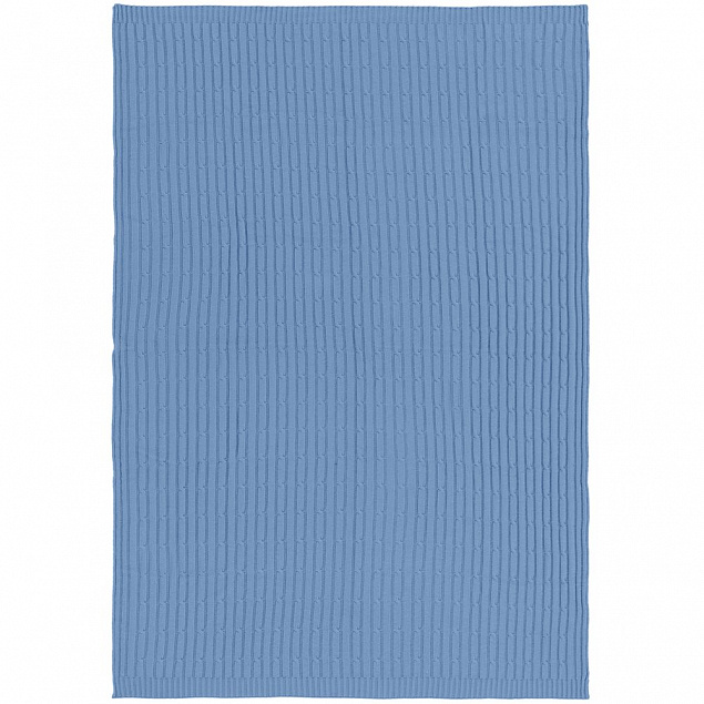 Плед Remit, небесно-голубой с логотипом в Нефтекамске заказать по выгодной цене в кибермаркете AvroraStore