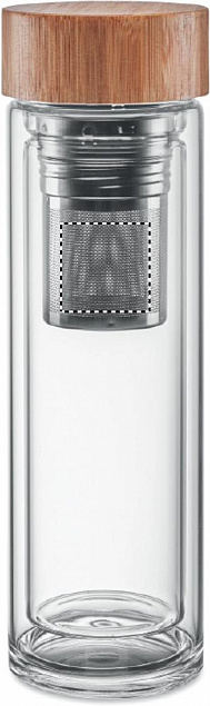 Термобутылка стеклянная с логотипом в Нефтекамске заказать по выгодной цене в кибермаркете AvroraStore