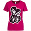 Футболка женская «Меламед. The Beatles», ярко-розовая (фуксия) с логотипом в Нефтекамске заказать по выгодной цене в кибермаркете AvroraStore