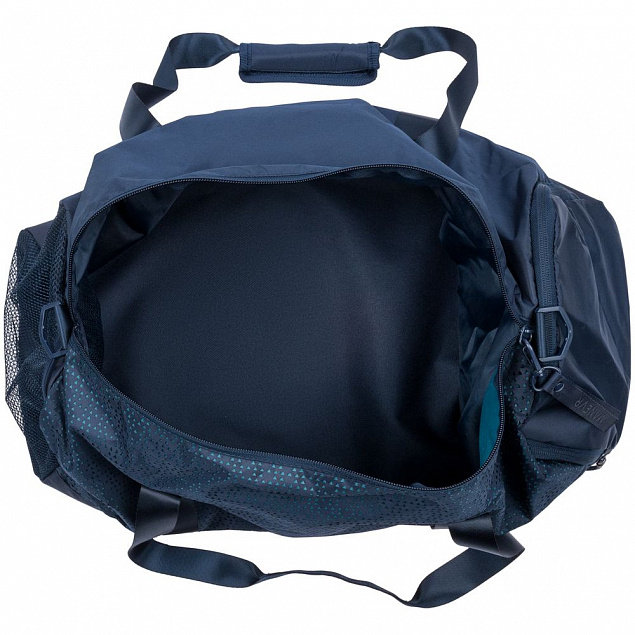 Спортивная сумка Triangel, синяя с логотипом в Нефтекамске заказать по выгодной цене в кибермаркете AvroraStore