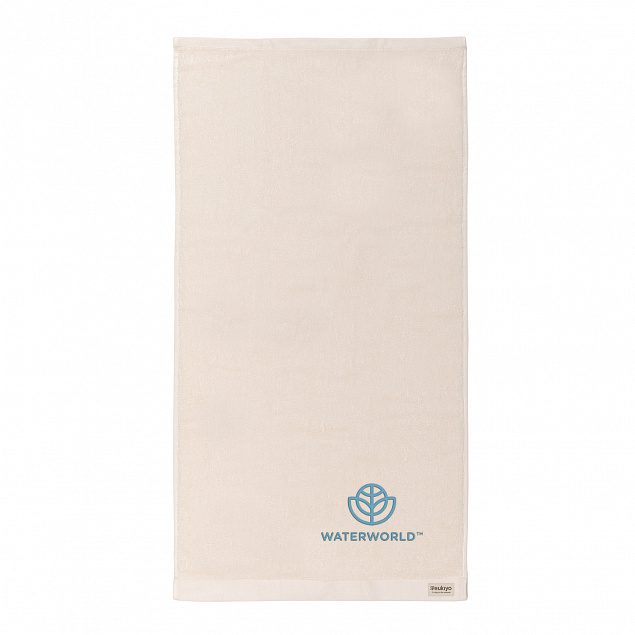 Банное полотенце Ukiyo Sakura из хлопка AWARE™, 500 г/м2, 50x100 см с логотипом в Нефтекамске заказать по выгодной цене в кибермаркете AvroraStore