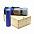 Подарочный набор Айзек, синий с логотипом в Нефтекамске заказать по выгодной цене в кибермаркете AvroraStore