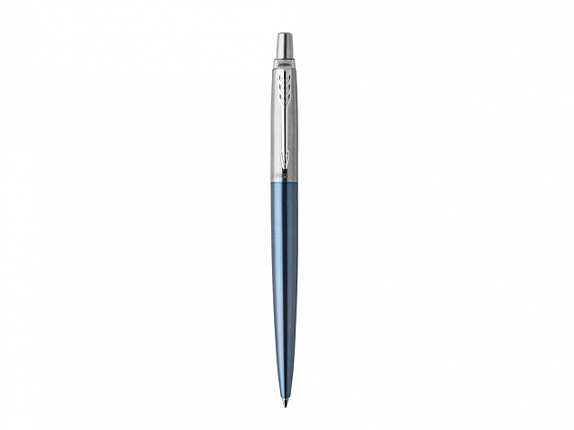 Ручка Parker шариковая Jotter Essential, Waterloo Blue CT с логотипом в Нефтекамске заказать по выгодной цене в кибермаркете AvroraStore