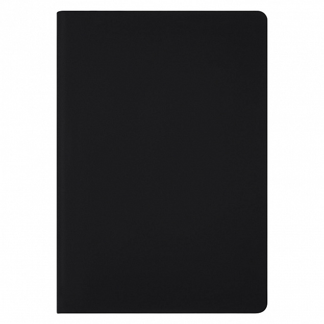 Ежедневник Latte soft touch недатированный, черный с логотипом в Нефтекамске заказать по выгодной цене в кибермаркете AvroraStore