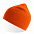 Шапка HOLLY двуслойная, пряжа Polylana®, 60% полиэстер, 40% акрил, оранжевый с логотипом в Нефтекамске заказать по выгодной цене в кибермаркете AvroraStore