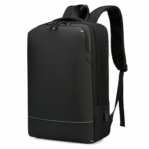 Рюкзак Garnes, Черный  с логотипом в Нефтекамске заказать по выгодной цене в кибермаркете AvroraStore