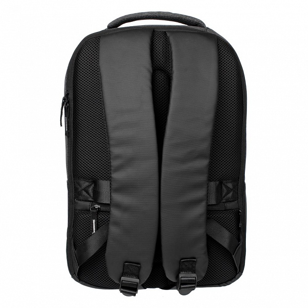 Рюкзак для ноутбука Campus, темно-серый с черным с логотипом в Нефтекамске заказать по выгодной цене в кибермаркете AvroraStore