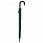Зонт-трость Lui, черный с логотипом в Нефтекамске заказать по выгодной цене в кибермаркете AvroraStore