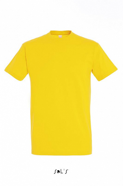 Фуфайка (футболка) IMPERIAL мужская,Жёлтый 3XL с логотипом в Нефтекамске заказать по выгодной цене в кибермаркете AvroraStore