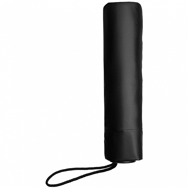 Зонт складной с защитой от УФ-лучей Sunbrella, черный с логотипом в Нефтекамске заказать по выгодной цене в кибермаркете AvroraStore