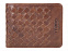 Бумажник Mano Don Luca, натуральная кожа в коньячном цвете, 11 х 8,5 см с логотипом в Нефтекамске заказать по выгодной цене в кибермаркете AvroraStore