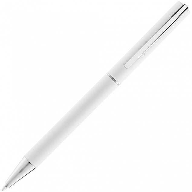 Ручка шариковая Blade Soft Touch, белая с логотипом в Нефтекамске заказать по выгодной цене в кибермаркете AvroraStore