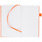 Ежедневник White Shall, недатированный, белый с оранжевым с логотипом в Нефтекамске заказать по выгодной цене в кибермаркете AvroraStore