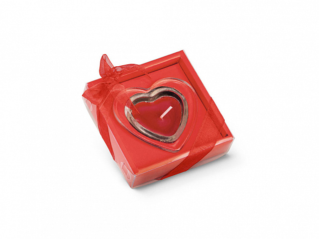 Свеча в форме сердца «SWEET» с логотипом в Нефтекамске заказать по выгодной цене в кибермаркете AvroraStore