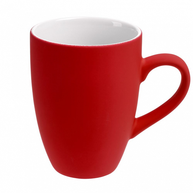 Набор кружек Good Morning c покрытием софт-тач, ярко-красный с логотипом в Нефтекамске заказать по выгодной цене в кибермаркете AvroraStore