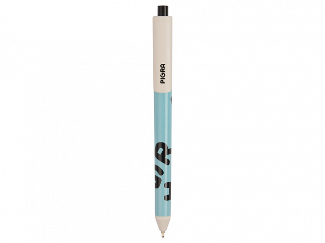 Ручка пластиковая шариковая Pigra P03 с круговым нанесением с логотипом в Нефтекамске заказать по выгодной цене в кибермаркете AvroraStore