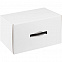 Коробка Matter High Light, белая с черной ручкой с логотипом в Нефтекамске заказать по выгодной цене в кибермаркете AvroraStore