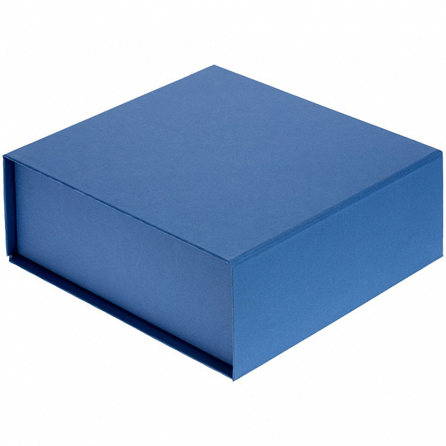 Коробка Flip Deep, синяя матовая с логотипом в Нефтекамске заказать по выгодной цене в кибермаркете AvroraStore