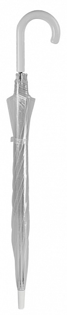 Прозрачный зонт-трость Clear с логотипом в Нефтекамске заказать по выгодной цене в кибермаркете AvroraStore