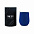 Набор Cofer Tube софт-тач CO12s black, голубой с логотипом в Нефтекамске заказать по выгодной цене в кибермаркете AvroraStore