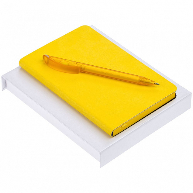 Набор Neat, желтый с логотипом в Нефтекамске заказать по выгодной цене в кибермаркете AvroraStore