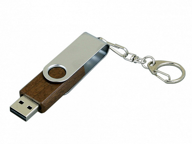 USB 2.0- флешка промо на 8 Гб с поворотным механизмом с логотипом в Нефтекамске заказать по выгодной цене в кибермаркете AvroraStore