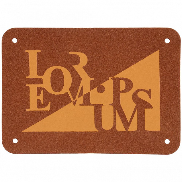 Лейбл Etha Nubuck, М, коричневый с логотипом в Нефтекамске заказать по выгодной цене в кибермаркете AvroraStore