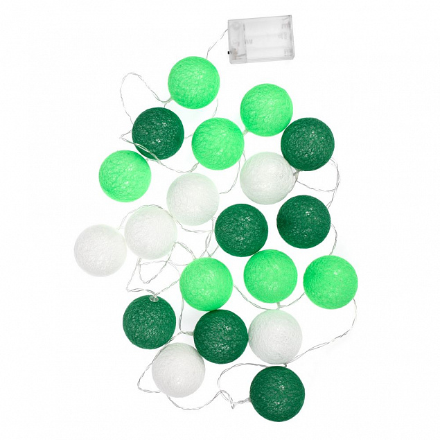 Гирлянда Filamenta, зеленая с логотипом в Нефтекамске заказать по выгодной цене в кибермаркете AvroraStore