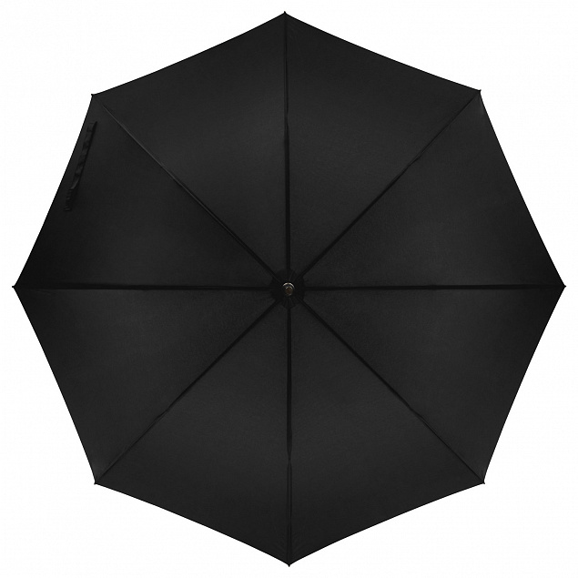 Зонт-трость Torino, черный с логотипом в Нефтекамске заказать по выгодной цене в кибермаркете AvroraStore