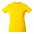 Футболка женская HEAVY LADY, желтая с логотипом в Нефтекамске заказать по выгодной цене в кибермаркете AvroraStore