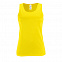 Майка женская Sporty TT Women, желтый неон с логотипом в Нефтекамске заказать по выгодной цене в кибермаркете AvroraStore
