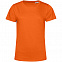 Футболка женская E150 Organic, оранжевая с логотипом в Нефтекамске заказать по выгодной цене в кибермаркете AvroraStore