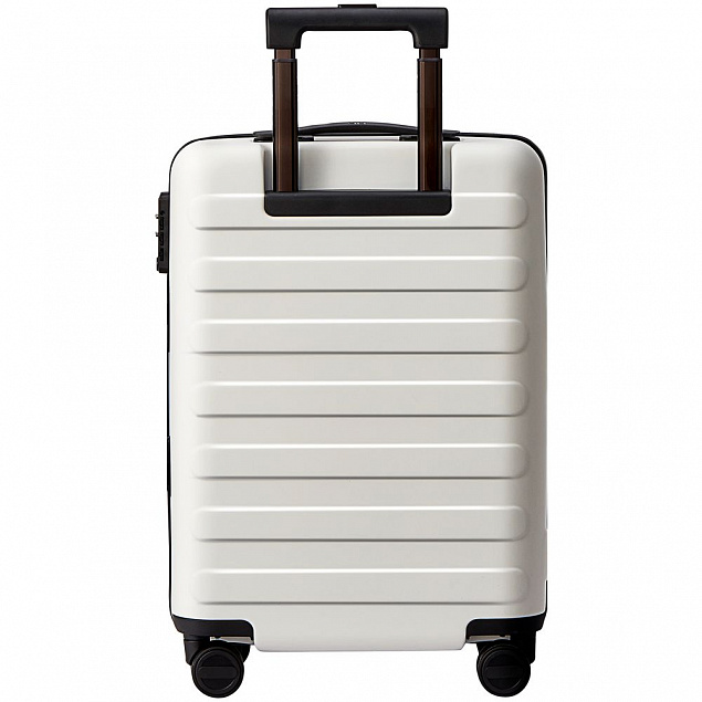 Чемодан Rhine Luggage, белый с логотипом в Нефтекамске заказать по выгодной цене в кибермаркете AvroraStore