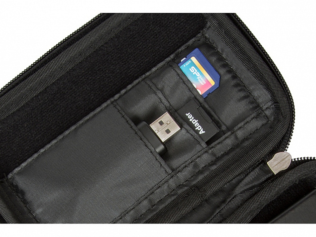 Чехол для жесткого диска из кожзама с логотипом в Нефтекамске заказать по выгодной цене в кибермаркете AvroraStore