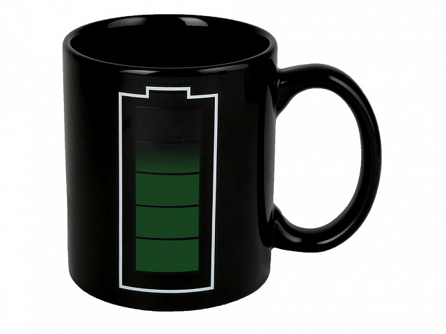 Кружка "Зарядка" с логотипом в Нефтекамске заказать по выгодной цене в кибермаркете AvroraStore