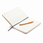 Блокнот Cork на резинке с бамбуковой ручкой-стилус, А5 с логотипом в Нефтекамске заказать по выгодной цене в кибермаркете AvroraStore