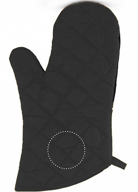 Кухонная рукавица с логотипом в Нефтекамске заказать по выгодной цене в кибермаркете AvroraStore