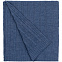 Плед Trenza, синий с логотипом в Нефтекамске заказать по выгодной цене в кибермаркете AvroraStore
